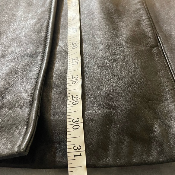JLC New York Leather Jacket Women Large Black - Picture 6 of 7
